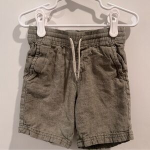 Old Navy Olive Green Drawstring Kids' Shorts